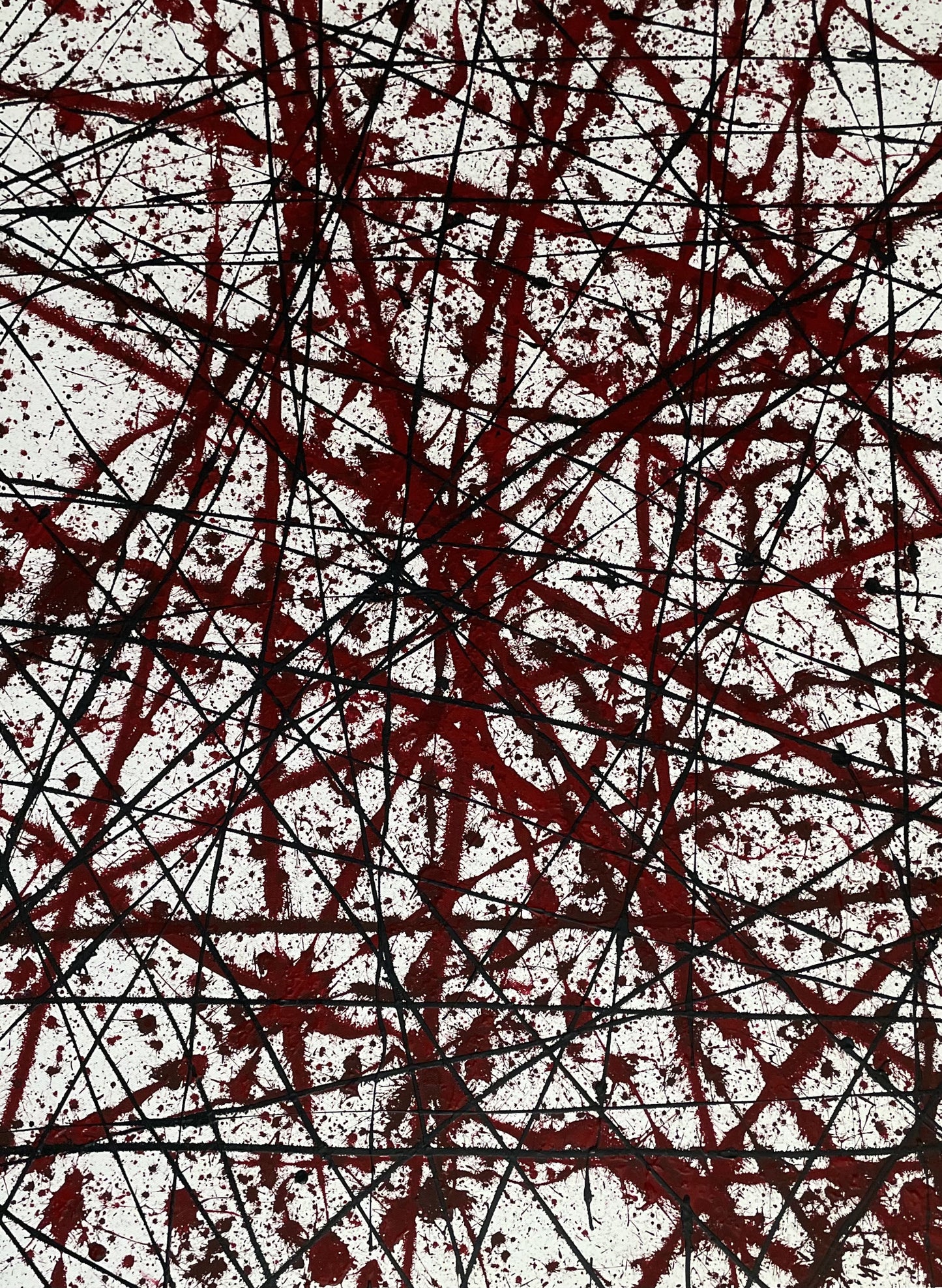 Crimson Web - Original Painting